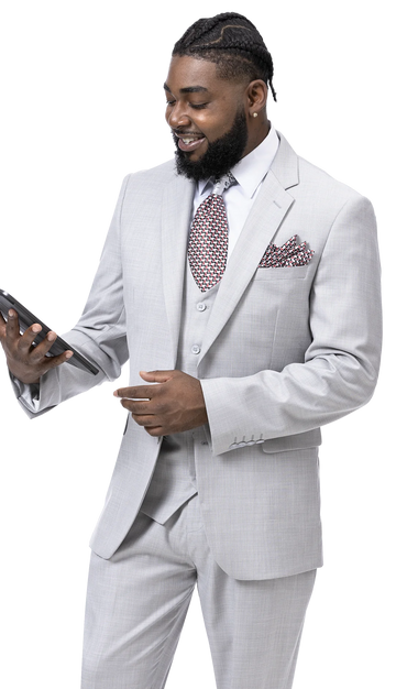 Grey Three Piece Suit