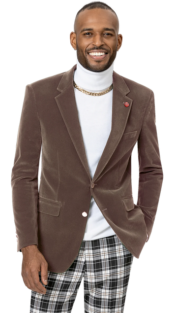 Rich Brown Brunch Blazer