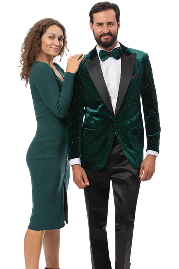 Emerald Three Piece Tuxedo