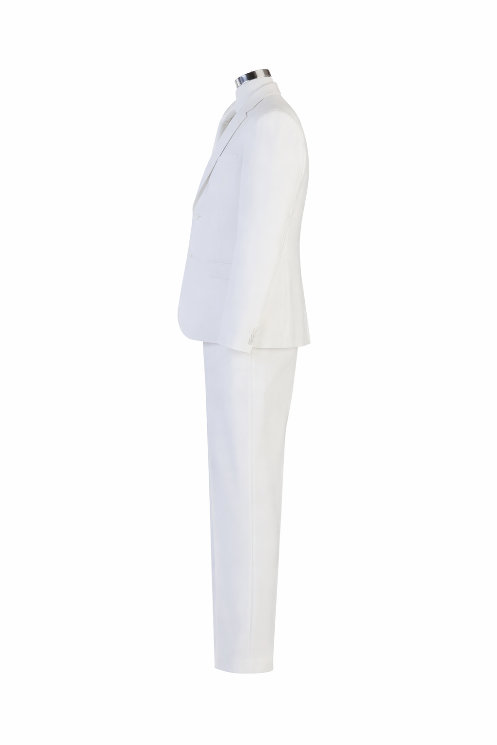 Husky Kids White Tuxedo Suit