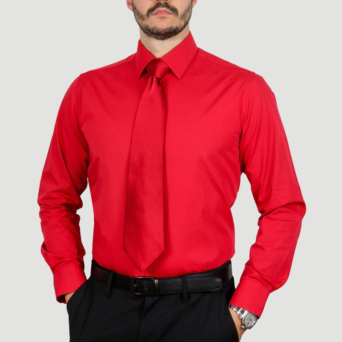 Men’s Long-Sleeve Dress Shirt
