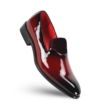 After Midnight Burgundy Leather Slip on Shoes