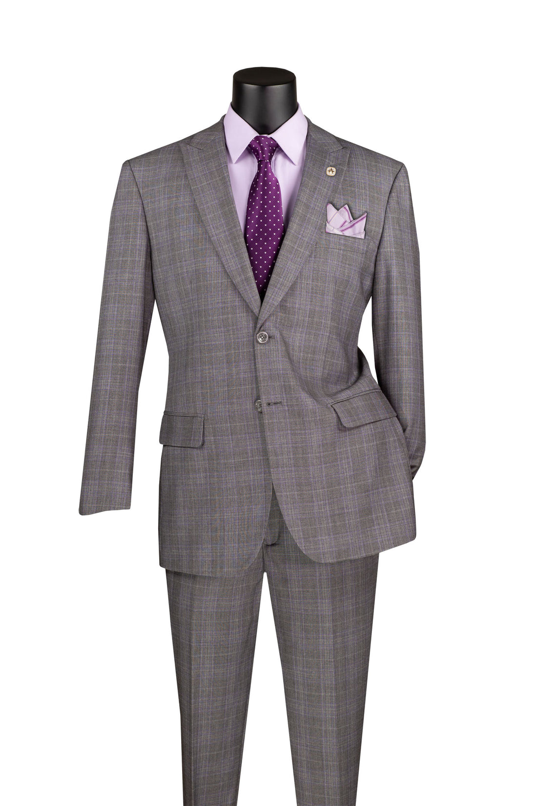 Textured Modern Fit Suit