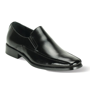 Giorgio Venturi Black Formal Slip-On Shoes