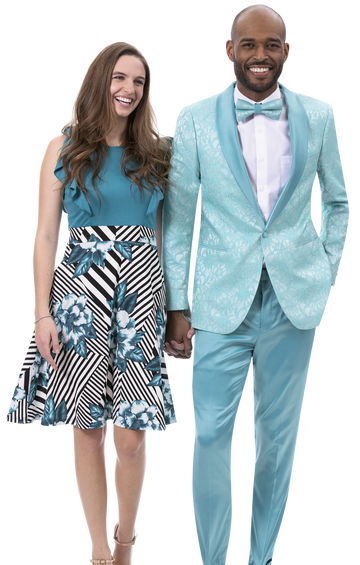 Azure Three Piece Tuxedo