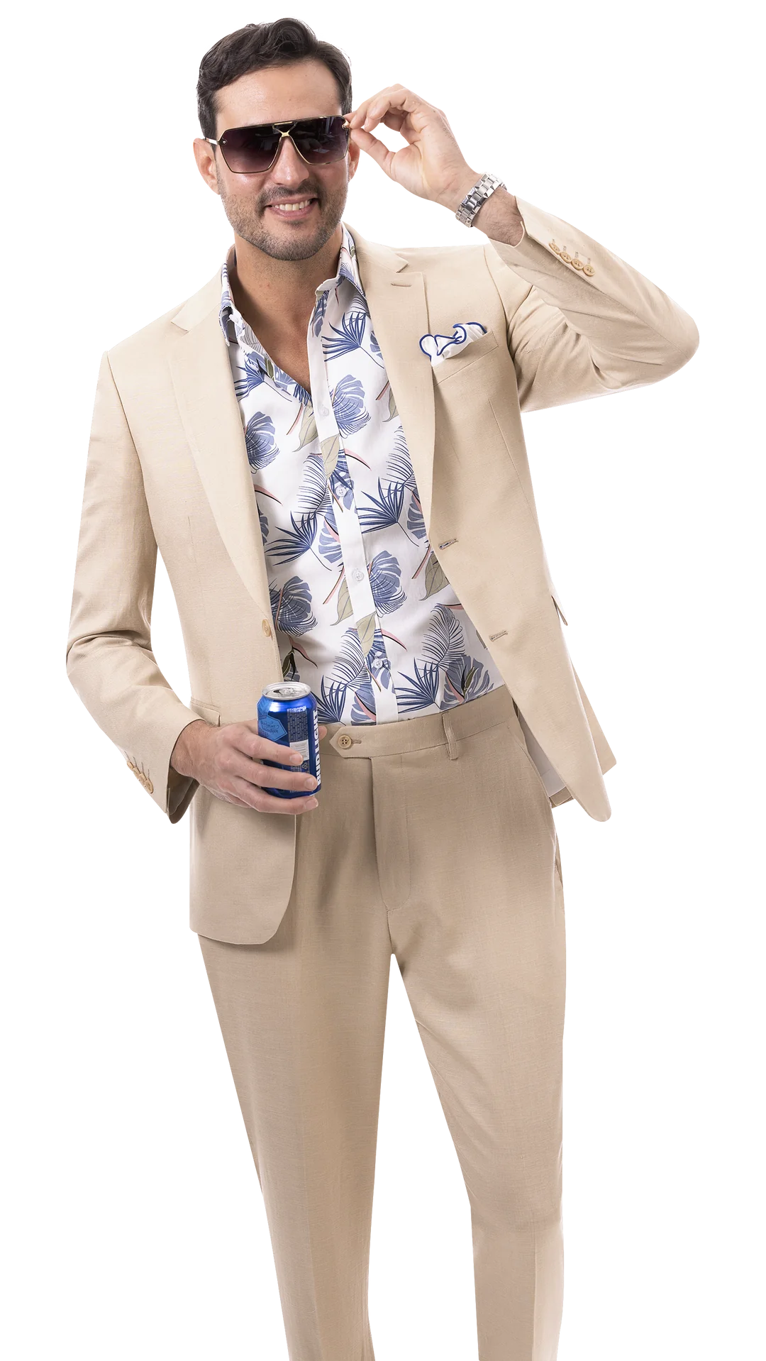 Champagne/Tan Three-Piece Suit