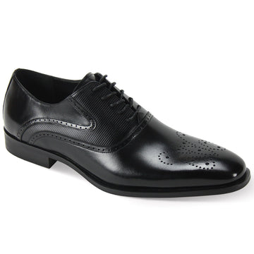 Giorgio Venturi Black Oxford Dress Shoes
