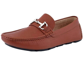 Amali Cognac Driving Loafers