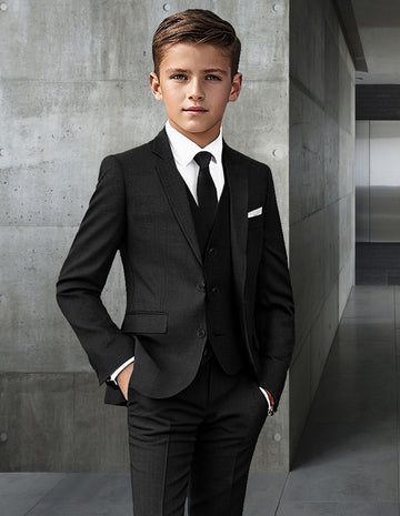 B-100 5PC BOY SUIT INCLUDING SHIRT & TIE