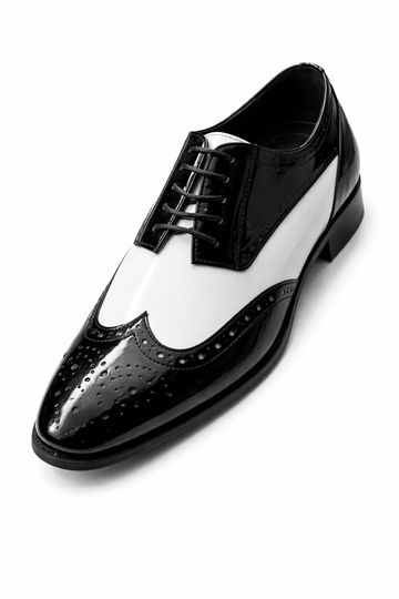 Black & White Wingtip Oxford