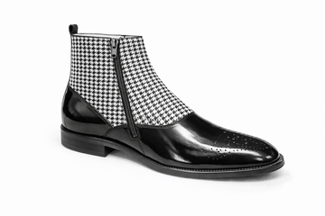 Giovanni Leather Boots Kendrick Black Twd