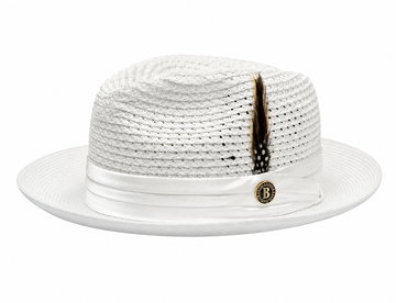 Straw Woven Summer Fedora Hat for men