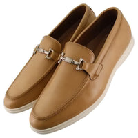 Amali Cahill Taupe Loafers