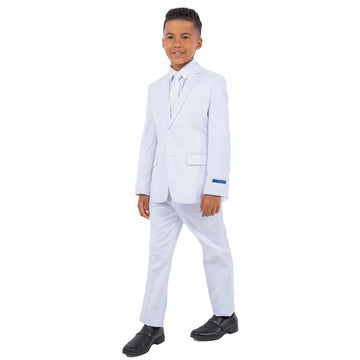Perry Ellis Boys 5-Piece White Suit Set