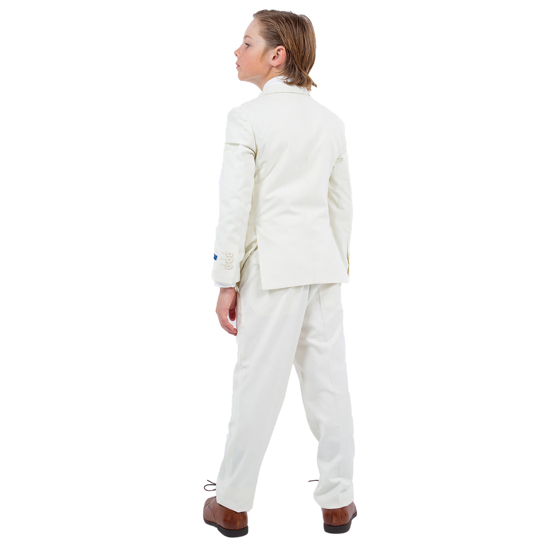 Perry Ellis Boys 5-Piece Off-White Suit Set