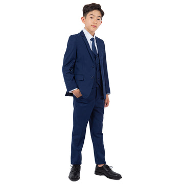Perry Ellis Boys 5-Piece Cobalt Blue Suit Set