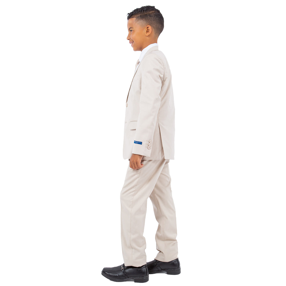 Perry Ellis Boys 5-Piece Beige Suit Set