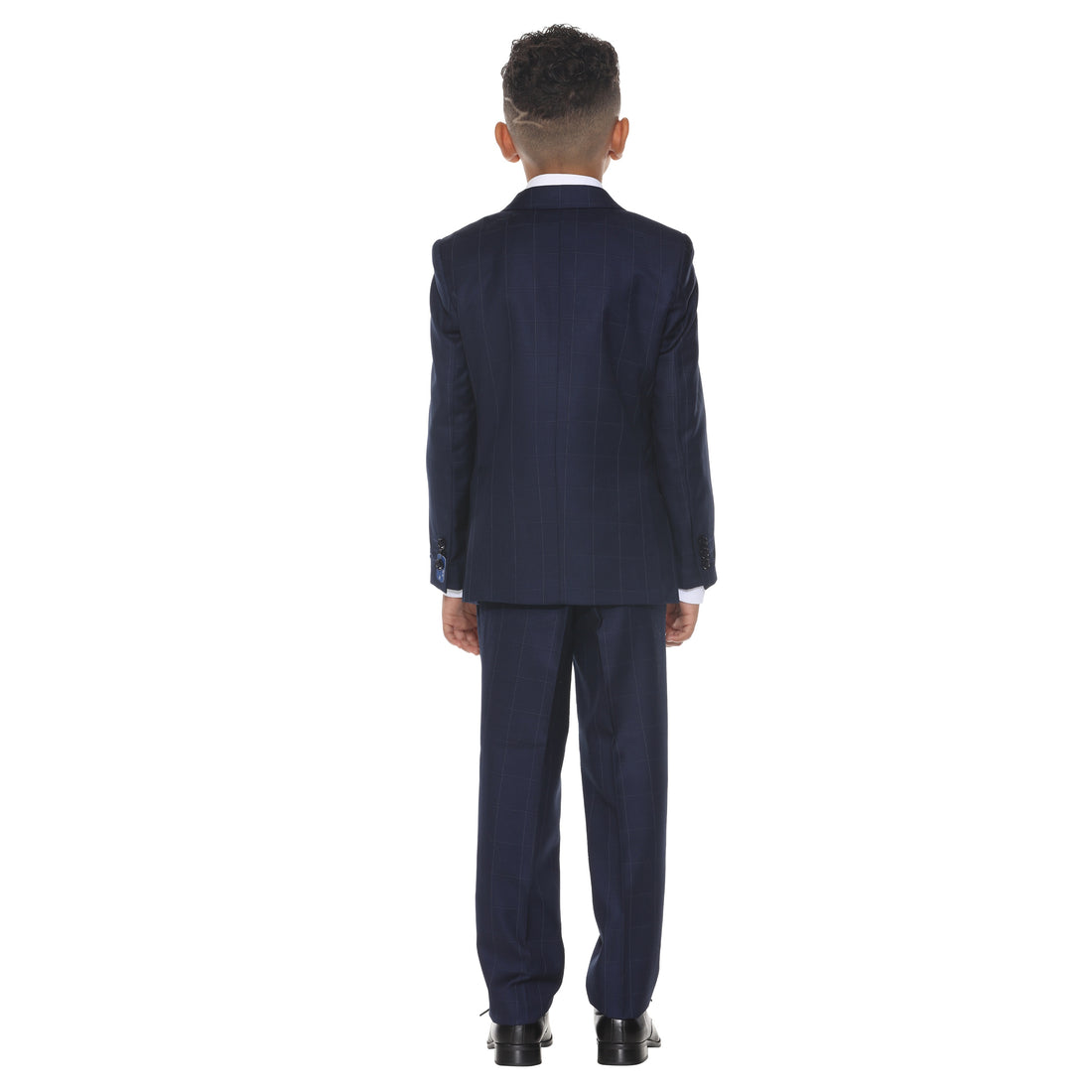 Perry Ellis Boy's 5pc Windowpane Suit