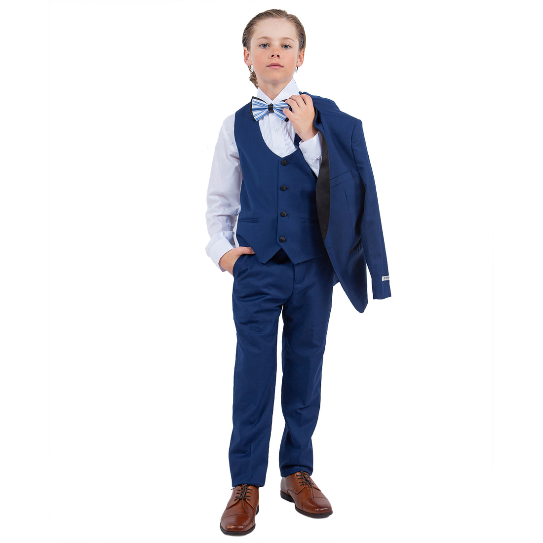 Stacy Adams Indigo 5 pc Tuxedo Kids Suit