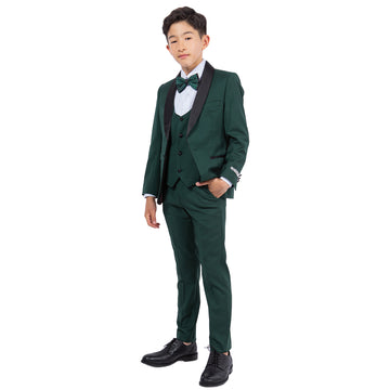 Stacy Adams Green 5 pc Tuxedo Suit