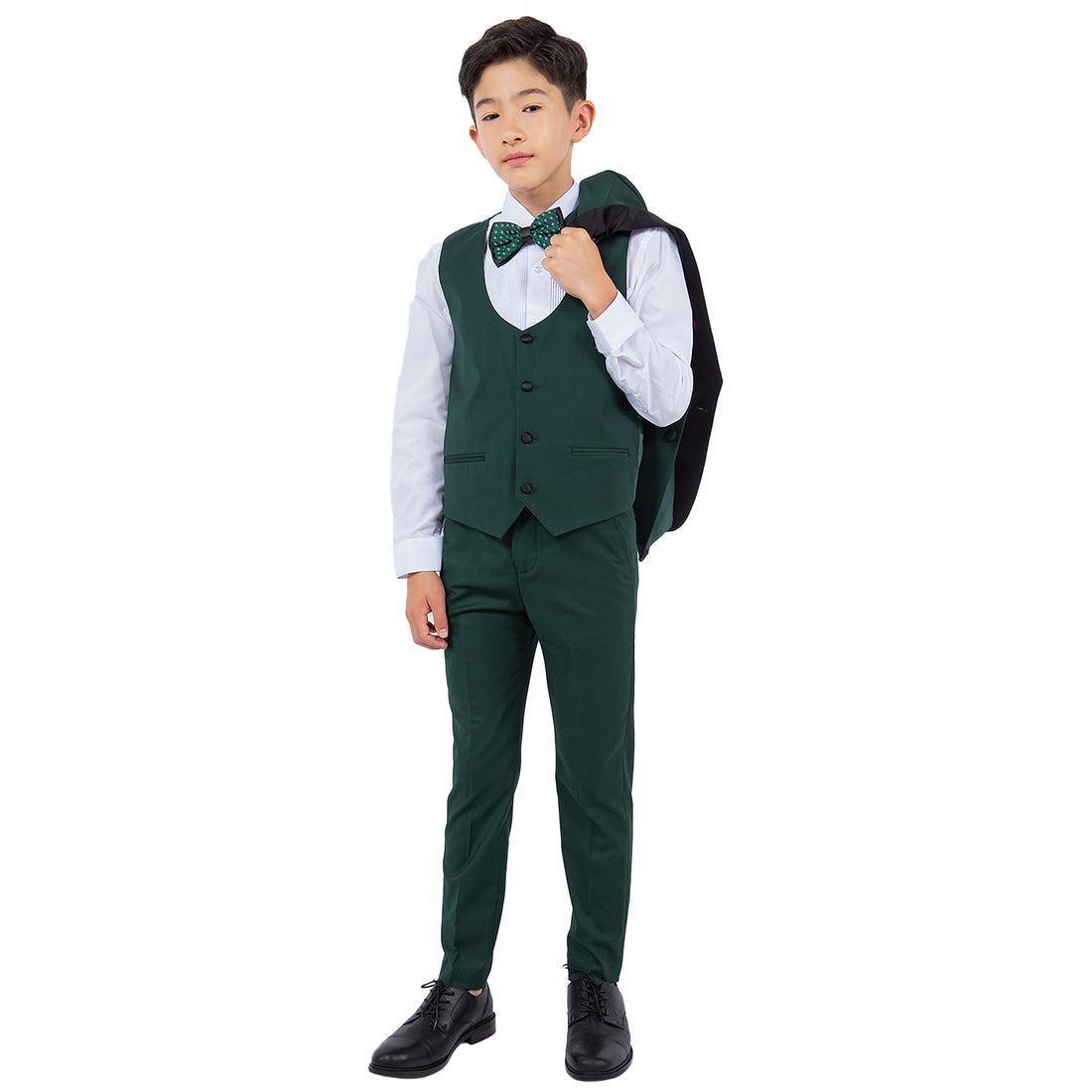 Stacy Adams Green 5 pc Tuxedo Suit