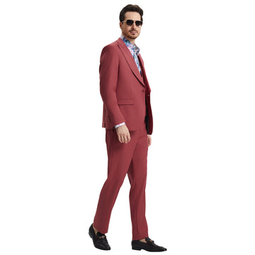 Men's Stacy Adams Coral Hybrid-Fit 3pc Suit Set
