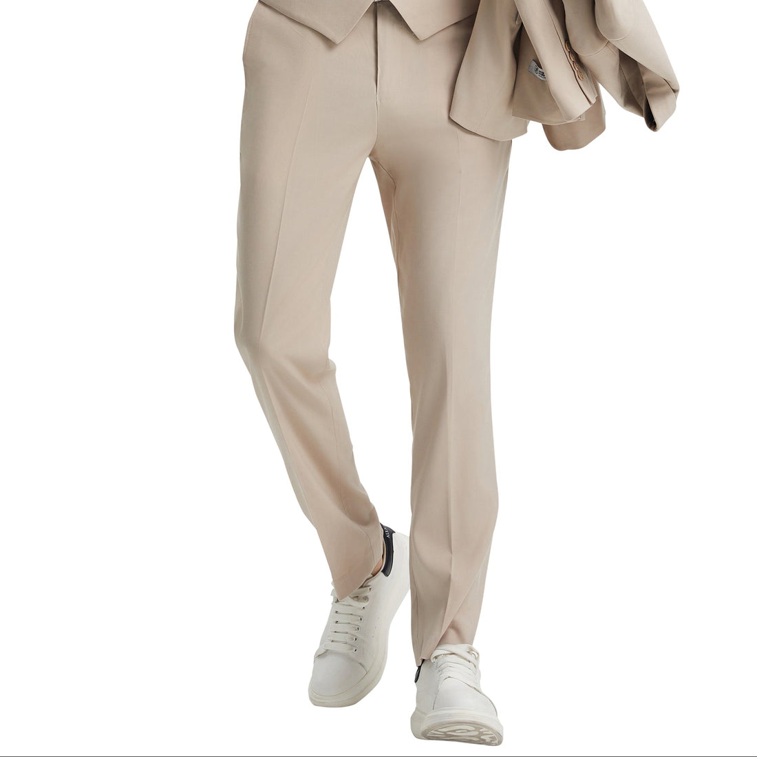 Men's Stacy Adams Hybrid-Fit 3pc Tan Suit Set
