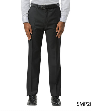 Solid Black Dress Pants By Stacy Adams