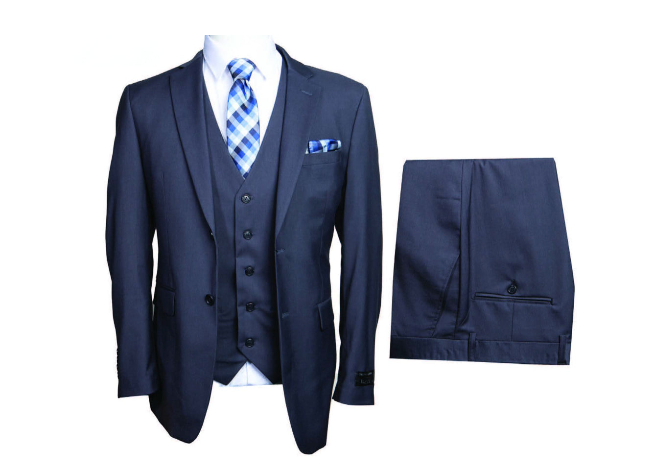 THE METROPOLITAN CHARCOAL THREE-PIECE SUIT