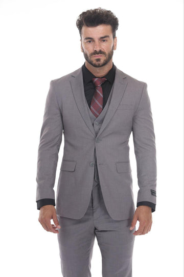 Rizza 3-Piece Gray Slim Fit