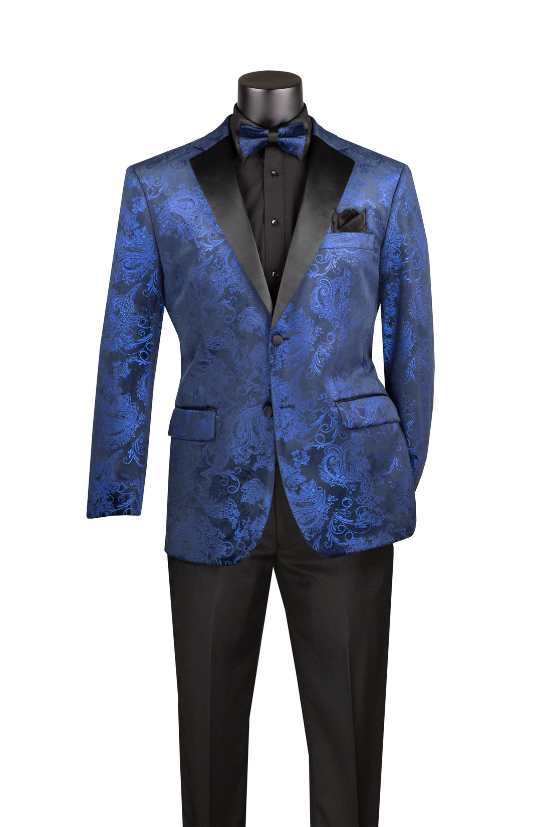 Men’s Floral Tuxedo Blazer