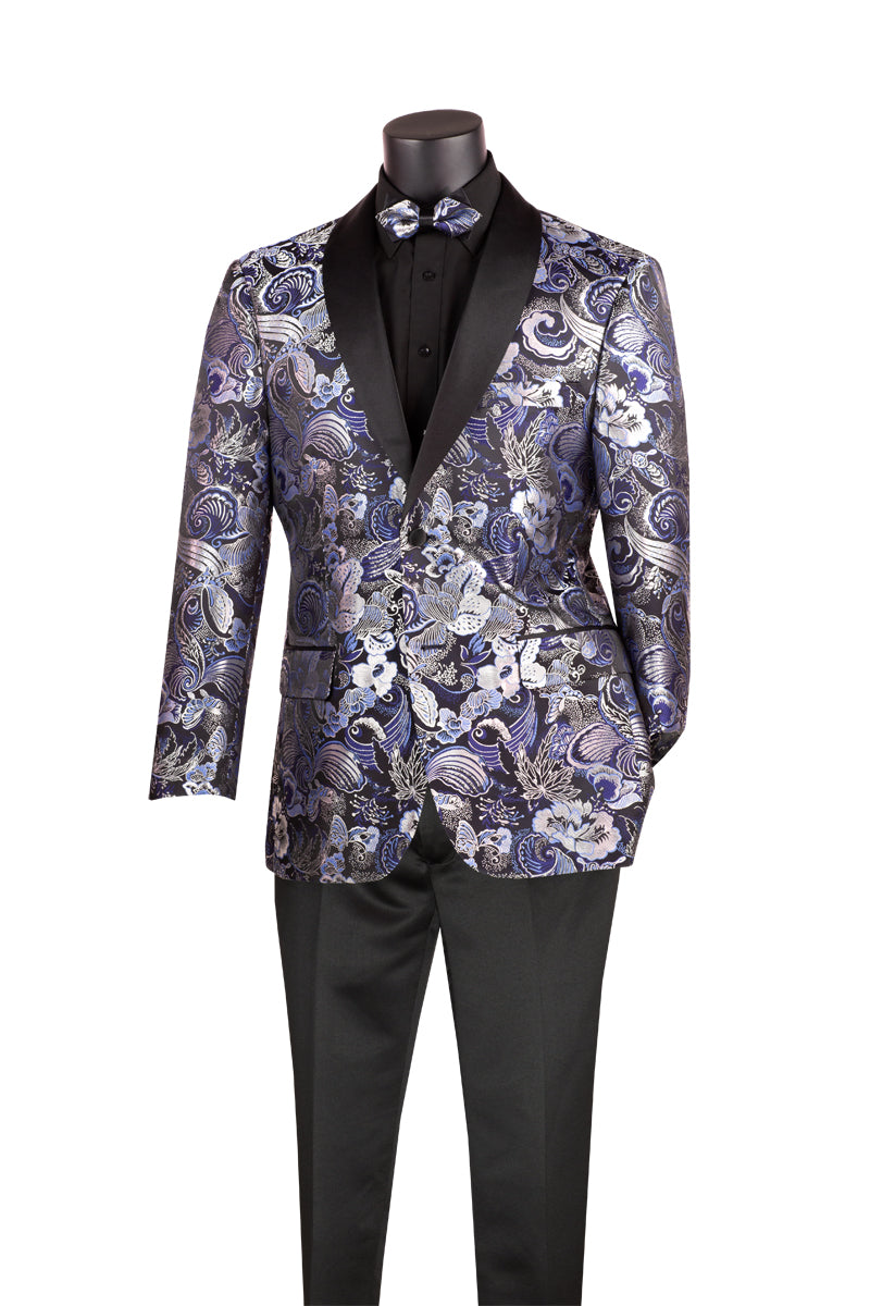 Royal Statement Floral Blazer