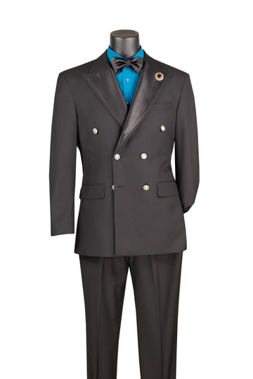 Double-Breasted Tuxedo Blazer