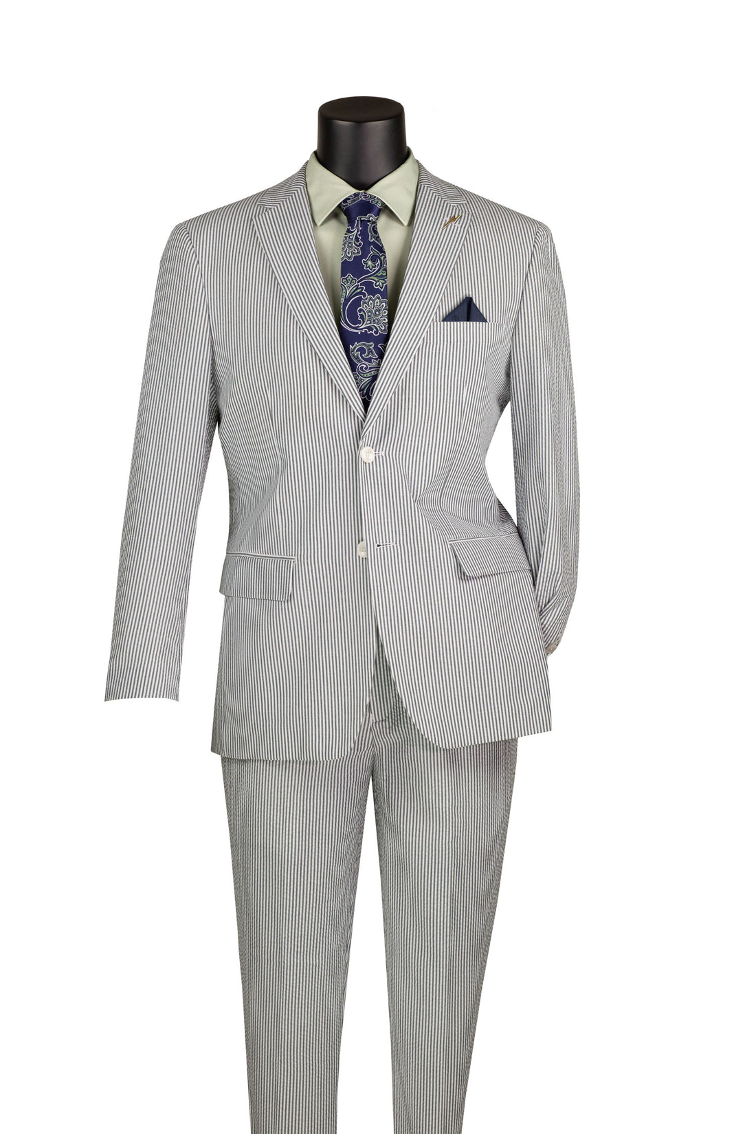 Men’s Seersucker 2pc Suit