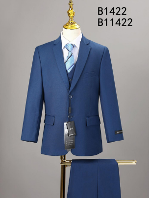 Simple Dark Blue Kids Suit
