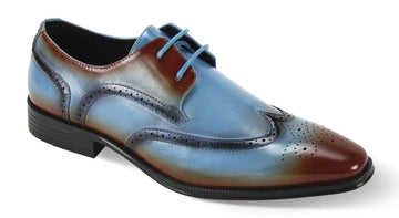 Antonio Cerrelli Leather 7006 Blue Tan