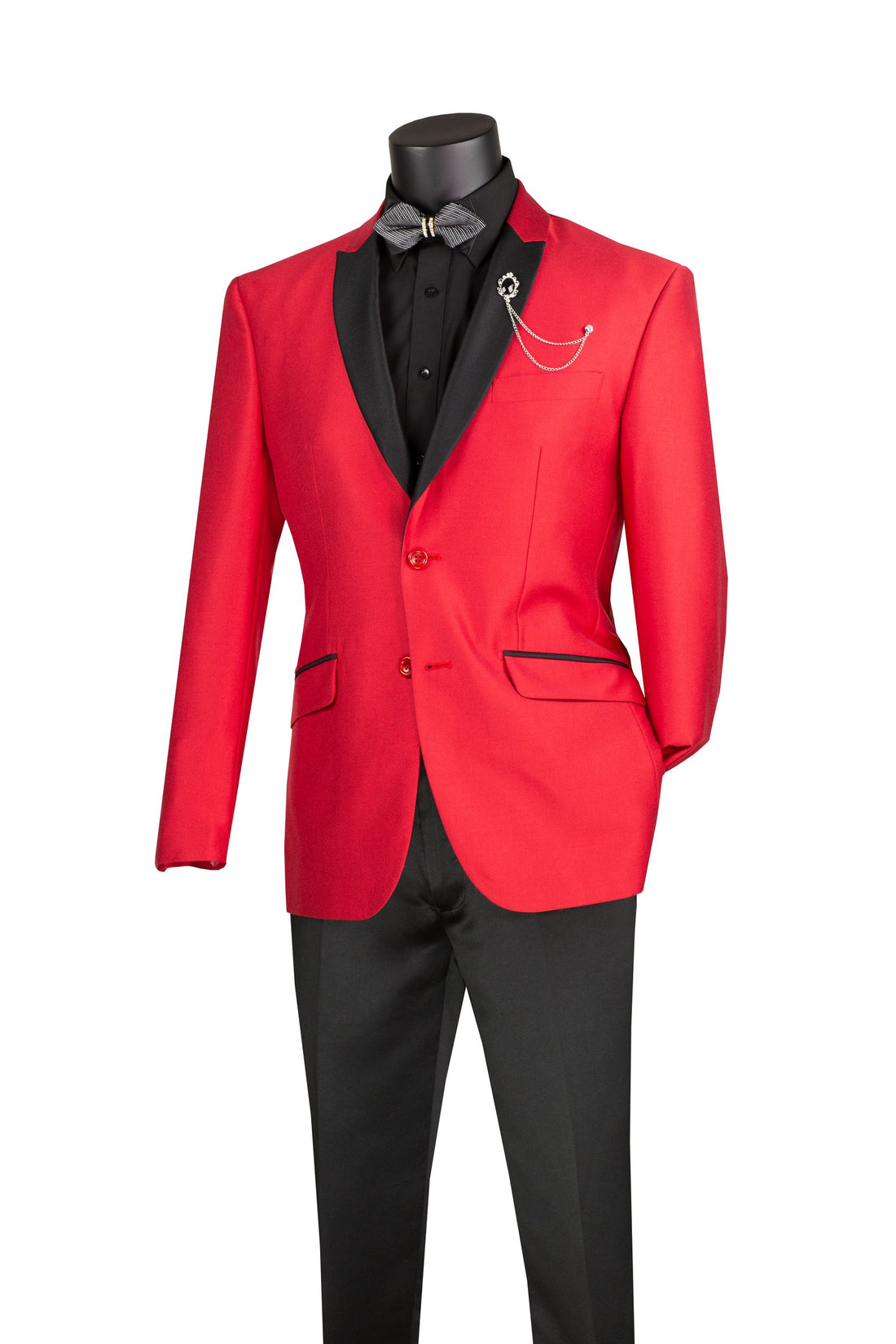 Men’s Luxury Satin Lapel Tuxedo Suit