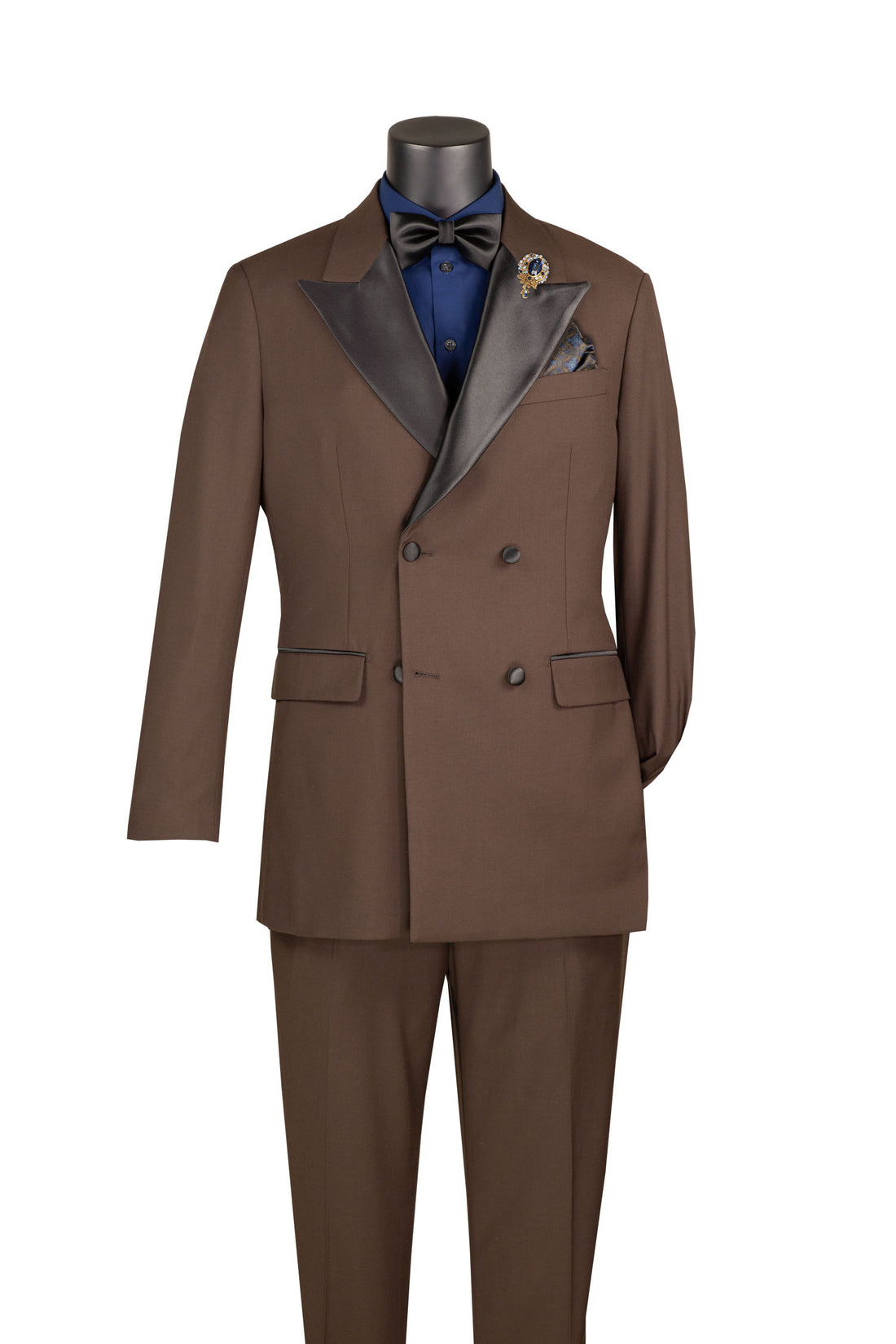 Men’s Luxury Double-Breasted Tuxedo Suit