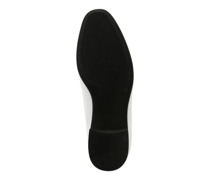 Black shoe sole on a white background